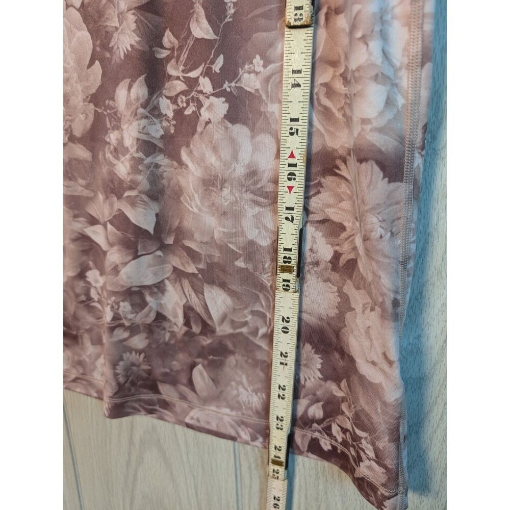 Athleta Women's Antoinette Velvety Pink Printed Elation Top Leggings Set Small - Picture 6 of 11